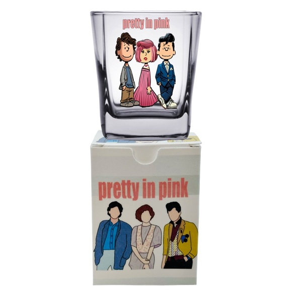 PEANUTS Versions of 80's Movies! SHOT GLASS/Matching Gift Box - Picture 16 of 16